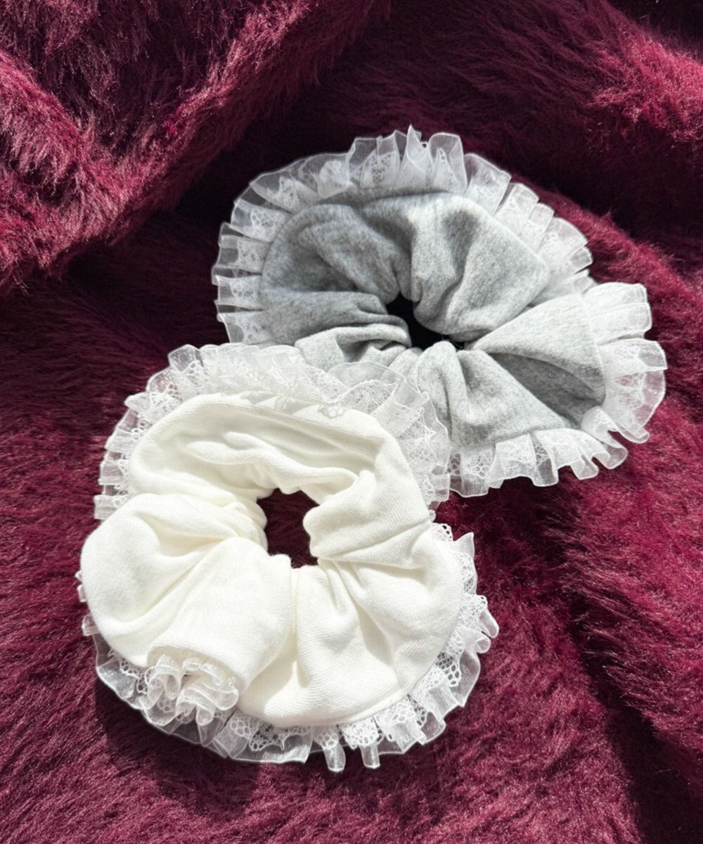 WEGO Lスウェットフリルシュシュ 