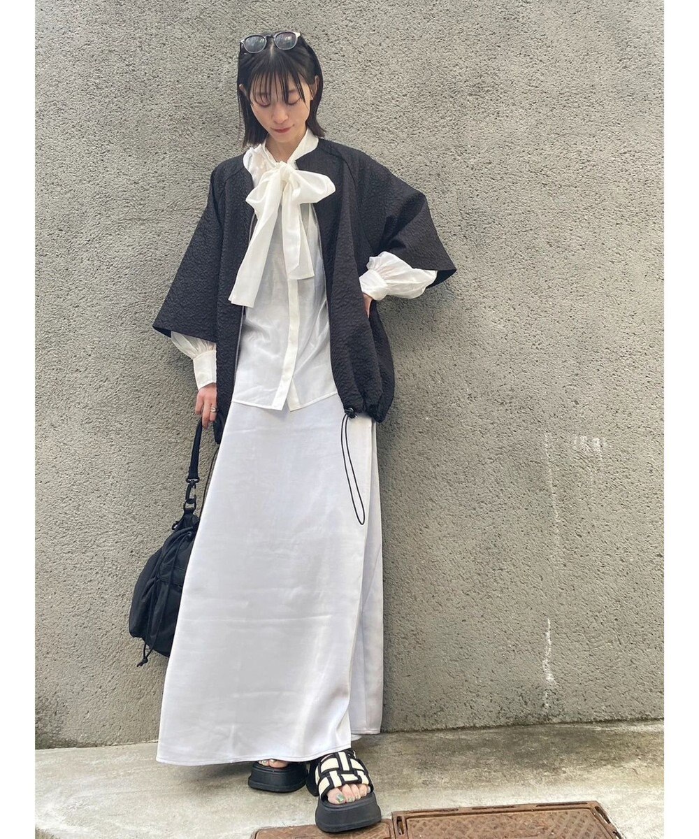 Green Parks AnriettMusee シアーボウタイブラウス 