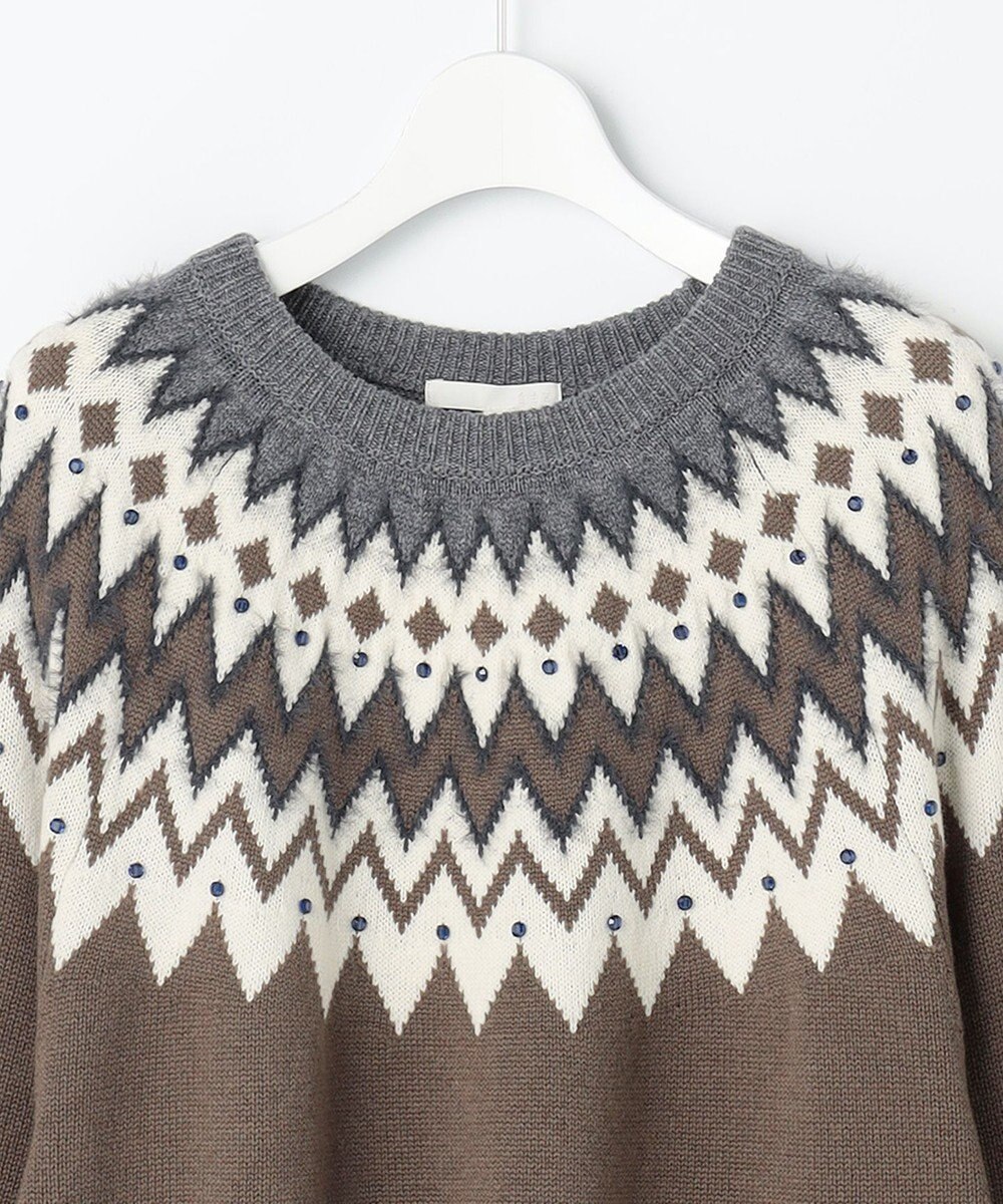 自由区 S フェアアイル ニット 