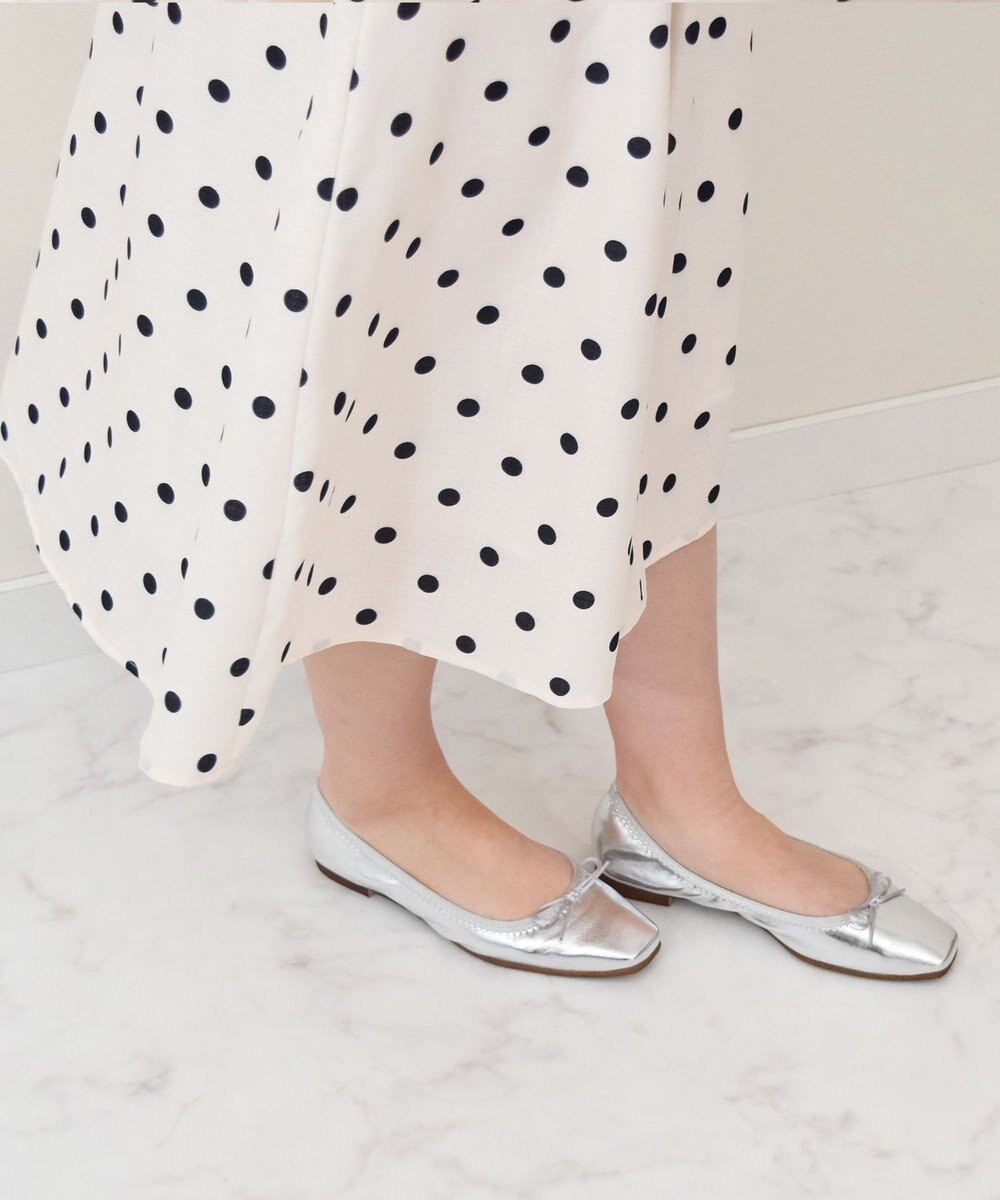 Bridget Birkin 【Bridget Birkin】スクエアトゥバレエシューズ 