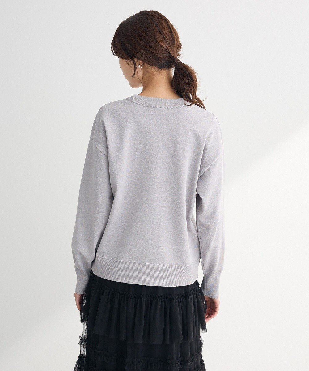 Green Parks さがら刺繍ロゴニットプルオーバー 