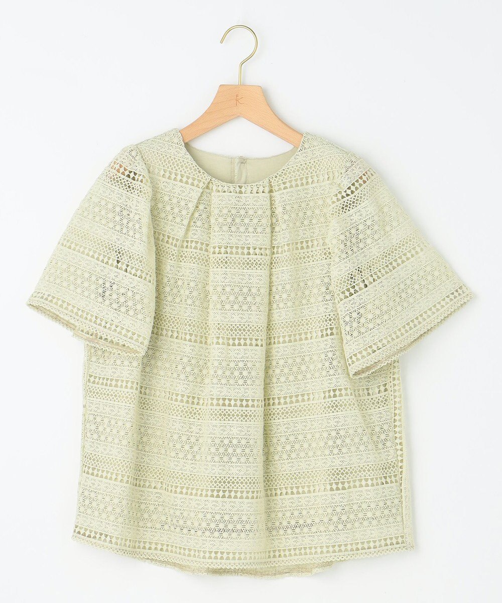 組曲 S ボーダーレース ブラウス 