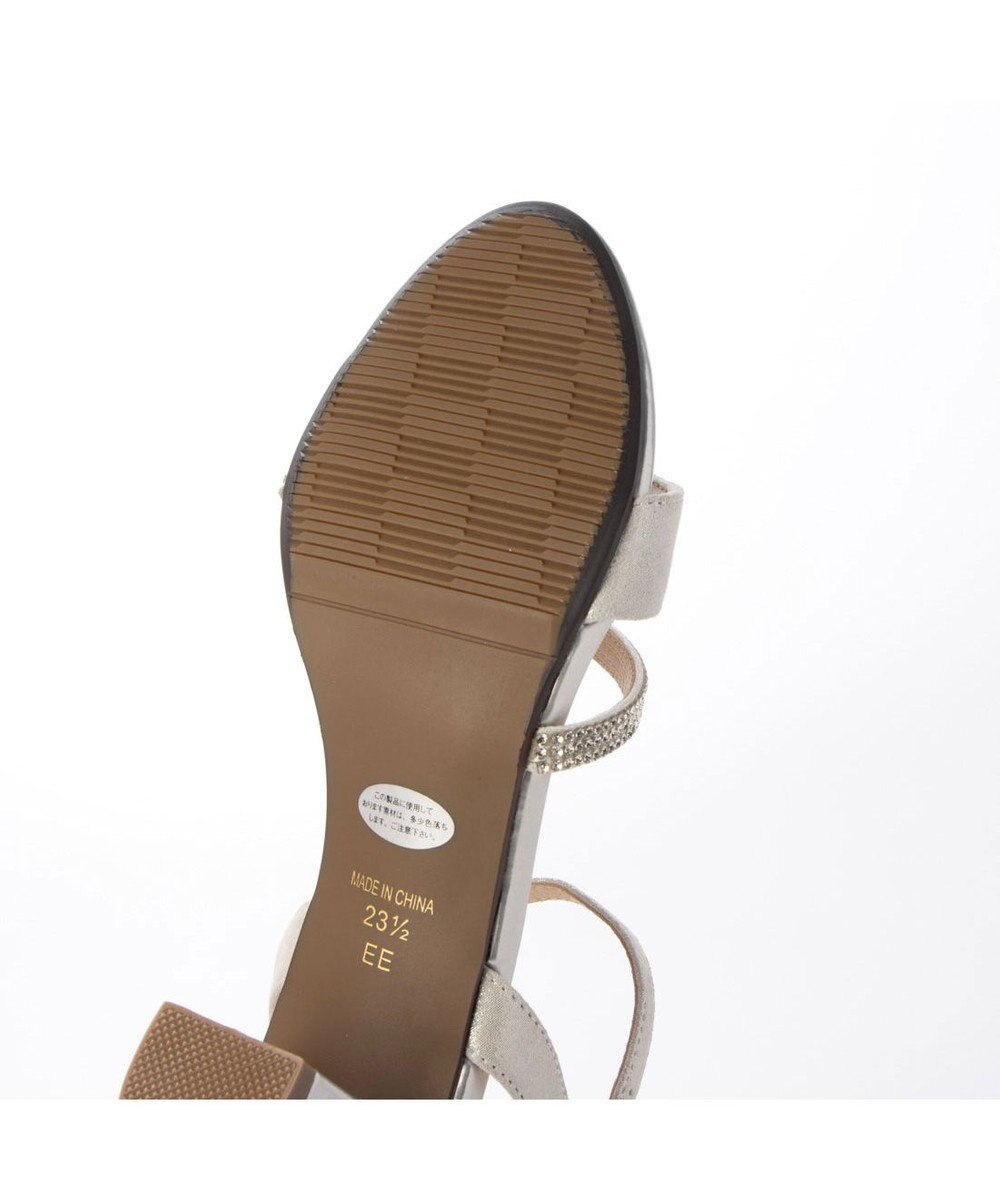 Riz raffinee <Riz raffinee>ラインストーンデザインサンダル 