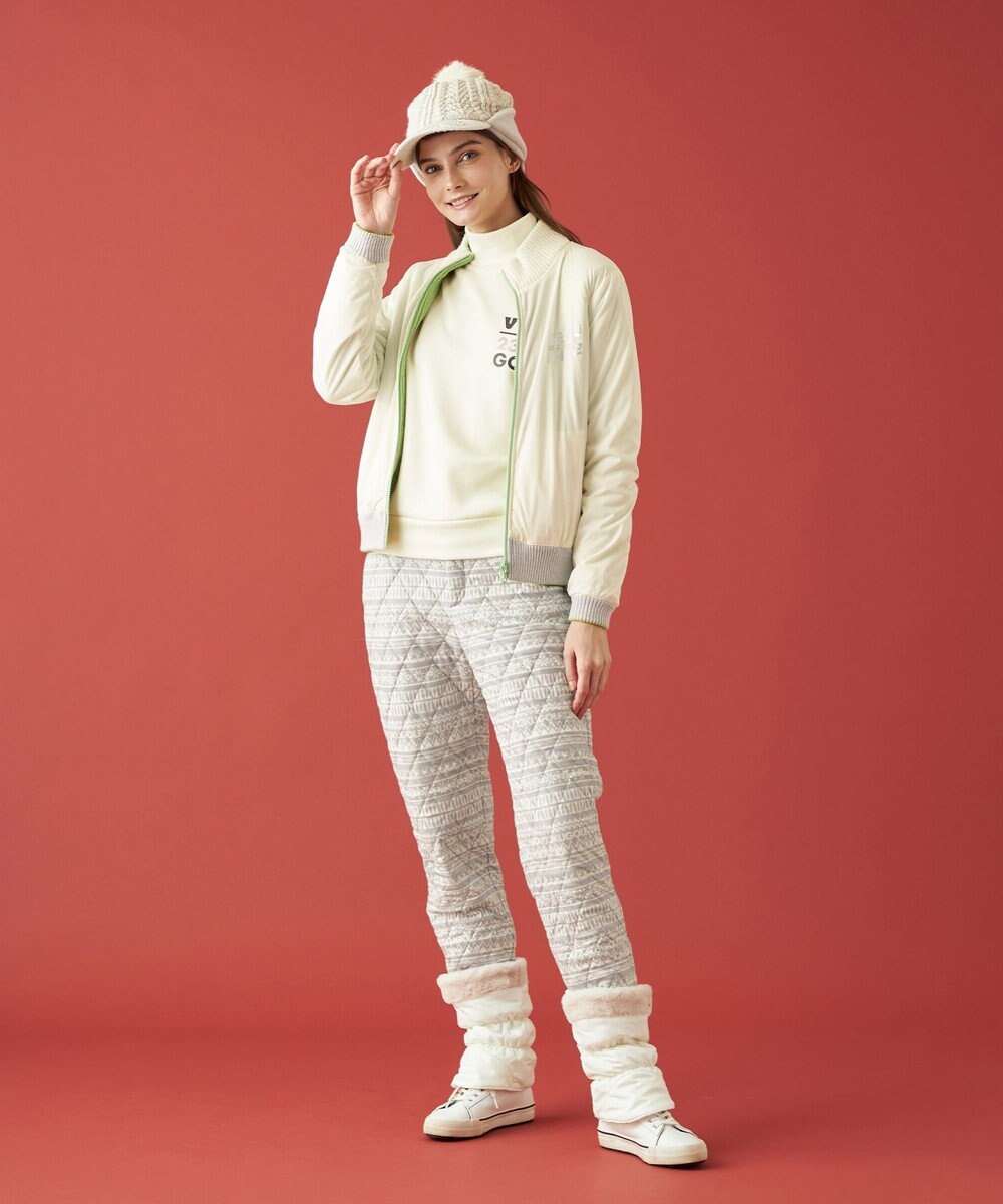23区GOLF 冬の暖か名品トップス【WOMEN】ストレッチ 裏フリース 