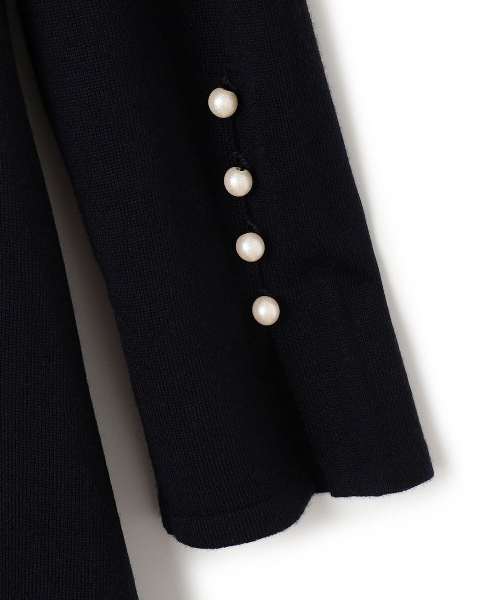 23区 S 【洗える】パールディテール フレア ニットワンピース 