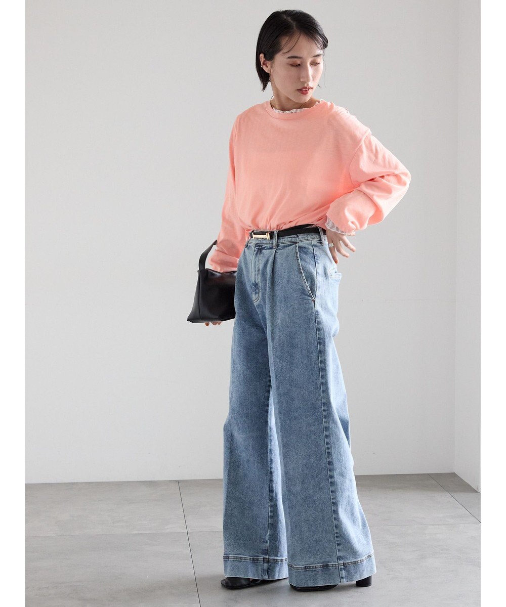 Te chichi 【雑誌掲載アイテム】シルケット天竺クルーネックロンT《2026 spring catalog item》 