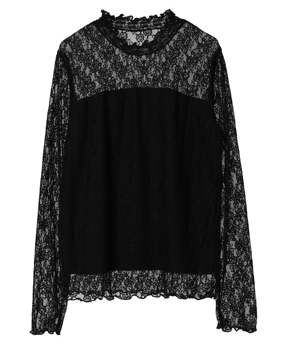 earth music&ecology レースドッキングプルオーバー 