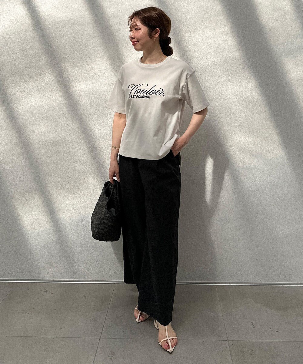 UNFILO BEAUTY FORM-Tコットン ロゴ半袖T 