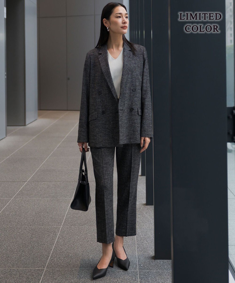 ICB L 【WEB限定カラーあり】 シンセティックハイゲージ 半袖Vネックニット 