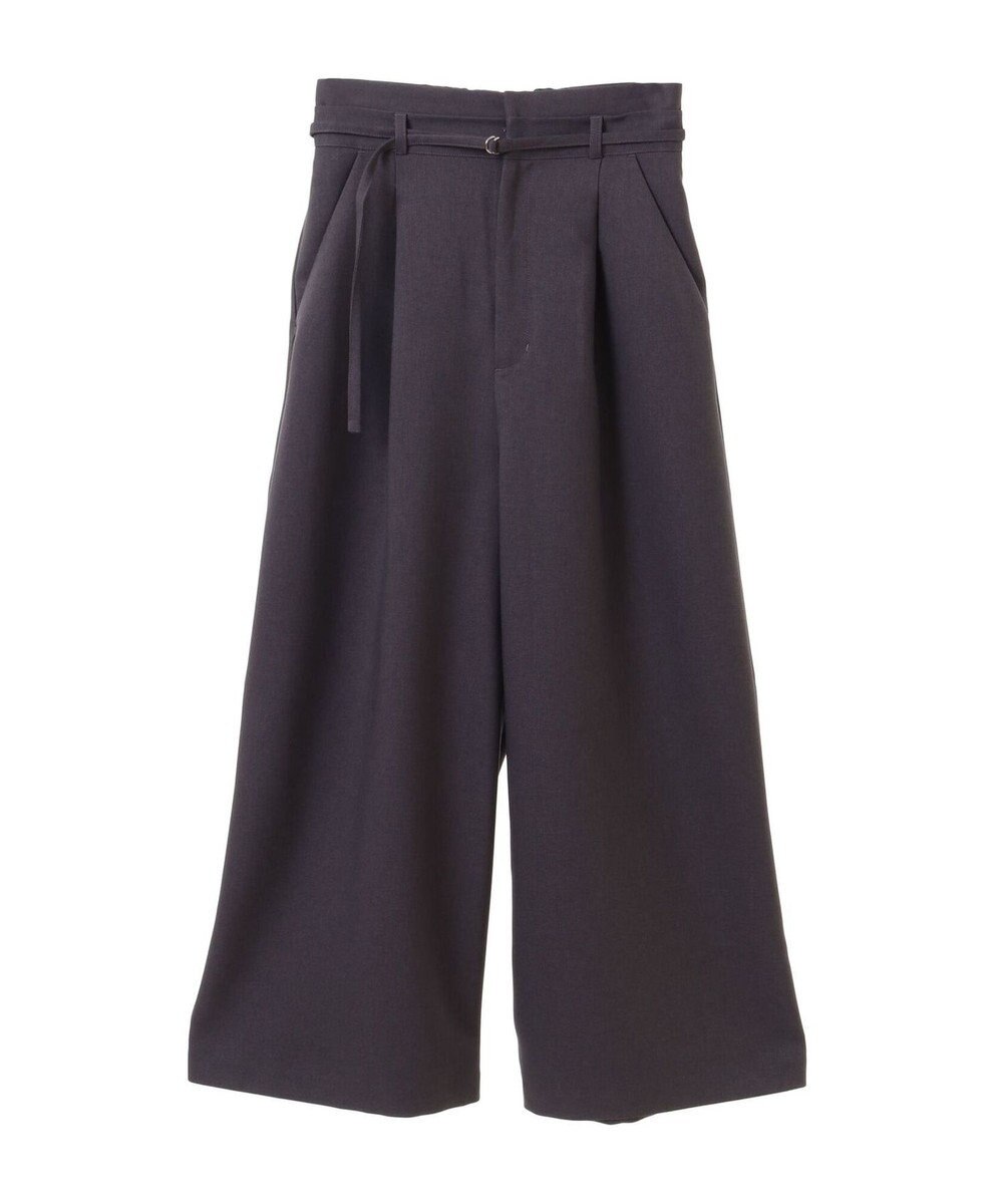 earth music&ecology ベルト付きワイドパンツ 