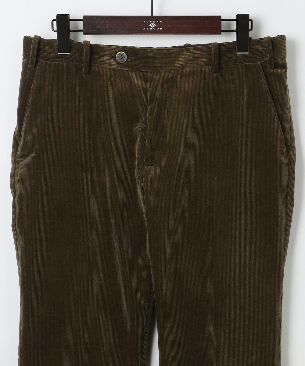 JOSEPH ABBOUD 【キングサイズ・ウエストも伸びる！遠州ファブリック/オーガニックコットン】ソフトコーデュロイ パンツ 