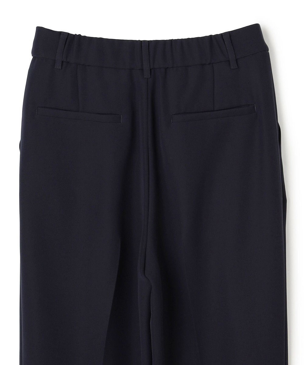UNFILO 【ウエストゴム/セレモニー】ドライダブルクロス タックテーパードパンツ 