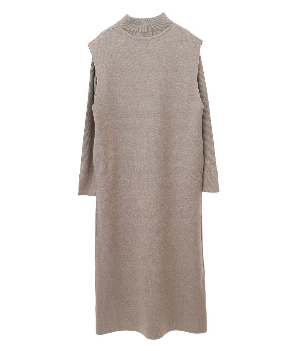 earth music&ecology Ｓｅｔ２点ハイネックプルオーバー＋ニットワンピース 