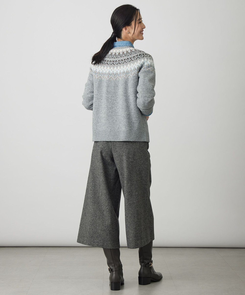 J.PRESS LADIES FAIR ISLE ラウンドネック ニット 