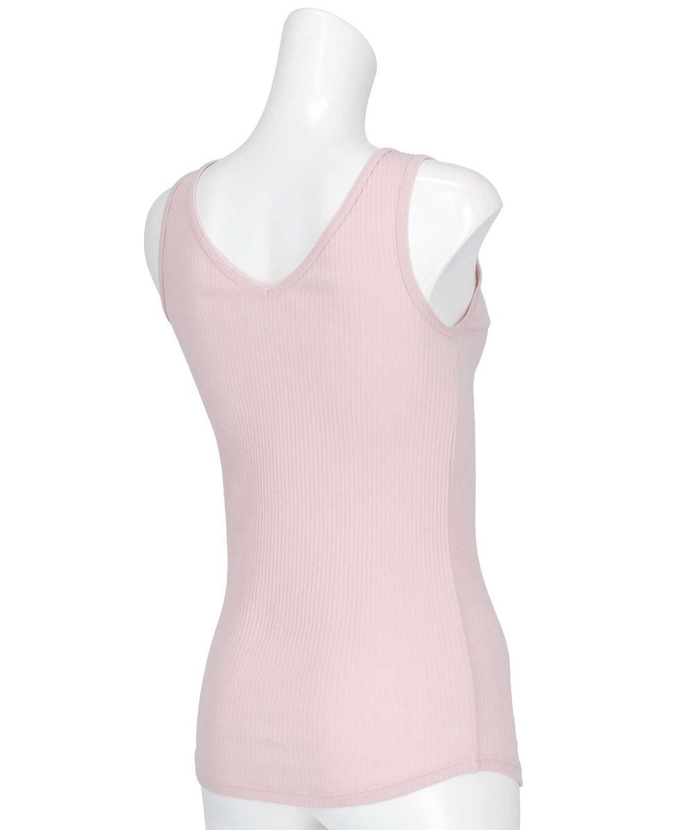 une nana cool 綿100%生地使用 リブ編みコットン タンクトップ 