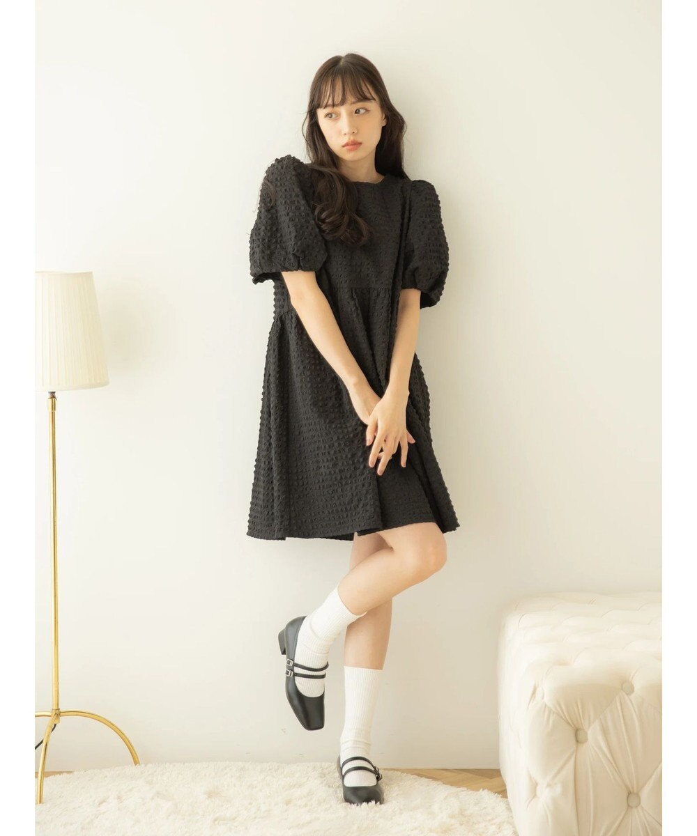 earth music&ecology バックオープンチュニックワンピース 