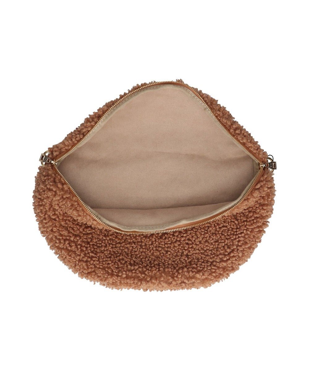 INTER-CHAUSSURES 【ANDREA CARDONE】レザーストラップボアショルダーバッグ 