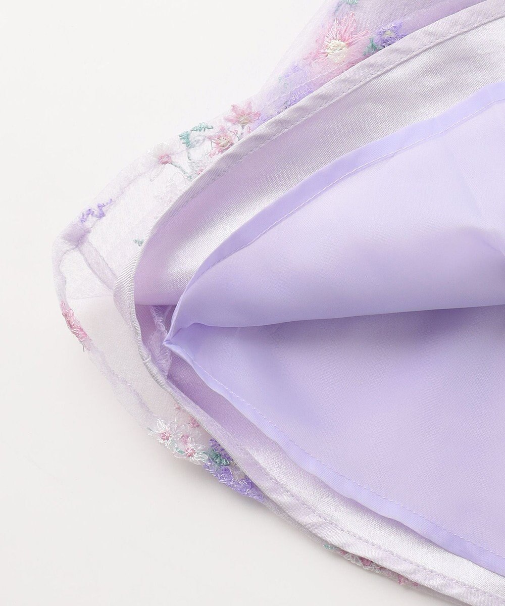 ANY KIDS フラワー刺繍ワンピース 