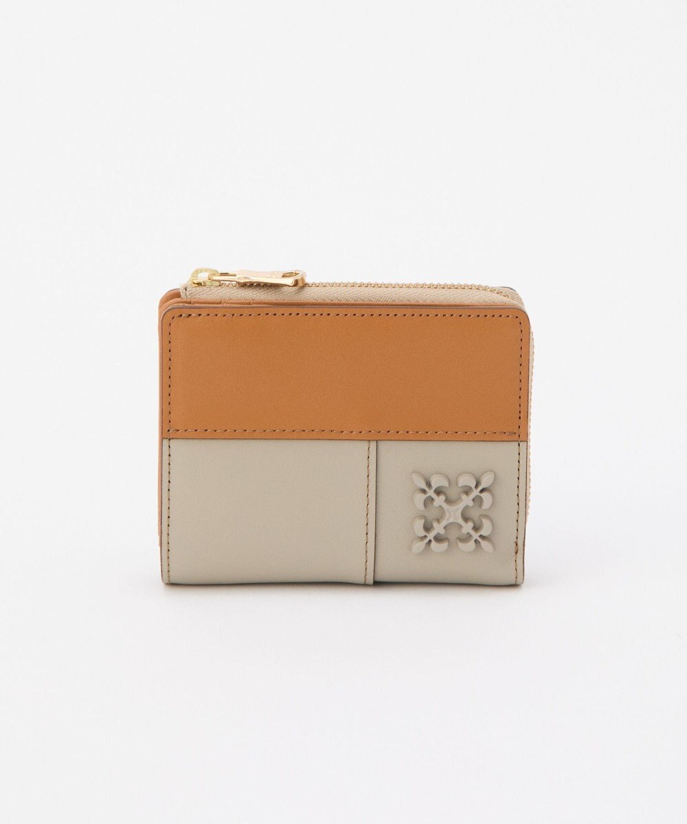 russet 【2025AW新作】パッチワークハーフウォレット(SO-430) 