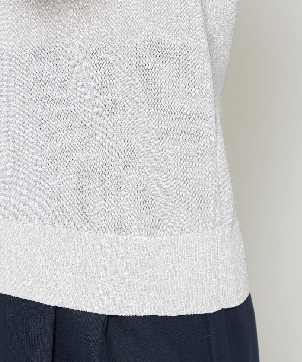 uncrave 【手洗い可】シアー ラメ ノースリーブニット（uncrave STANDARD） 