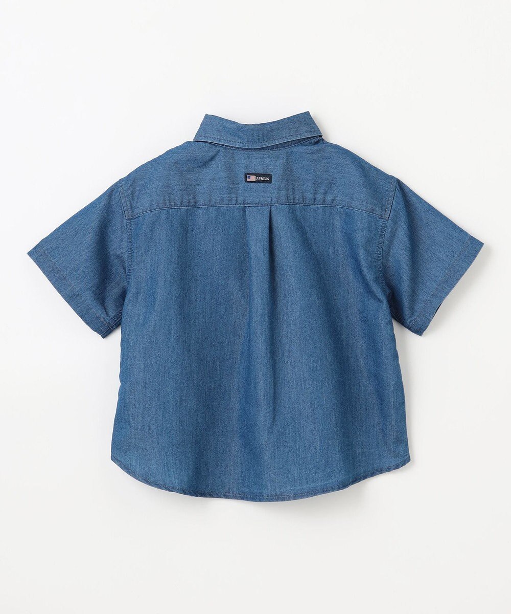 J.PRESS KIDS 【100-130cm】4.5オンス TC デニム 半袖シャツ 