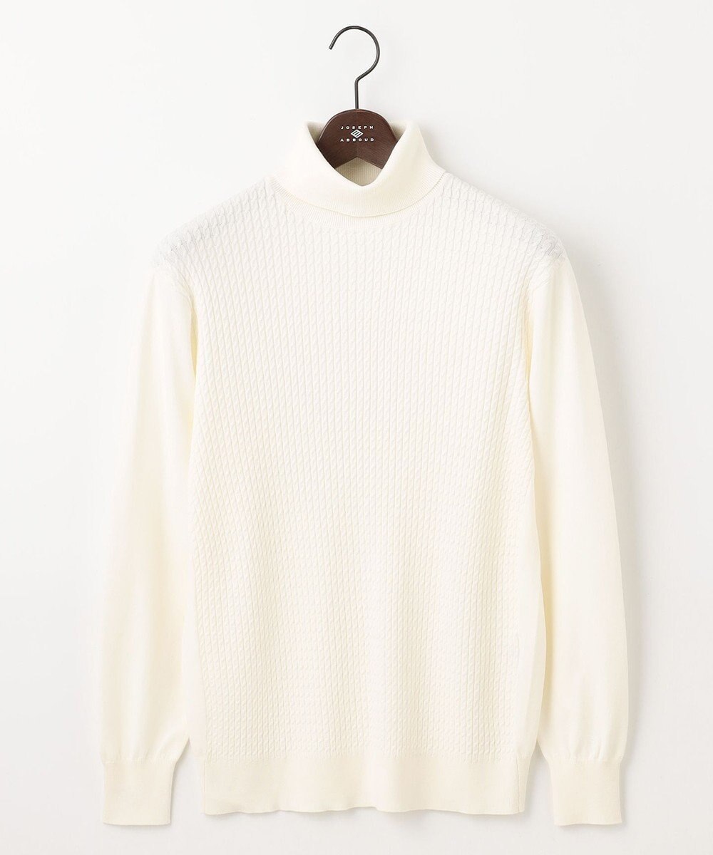 JOSEPH ABBOUD 【洗える/チクチクしない/3シーズン対応】SNOWY タートルネック ニット 