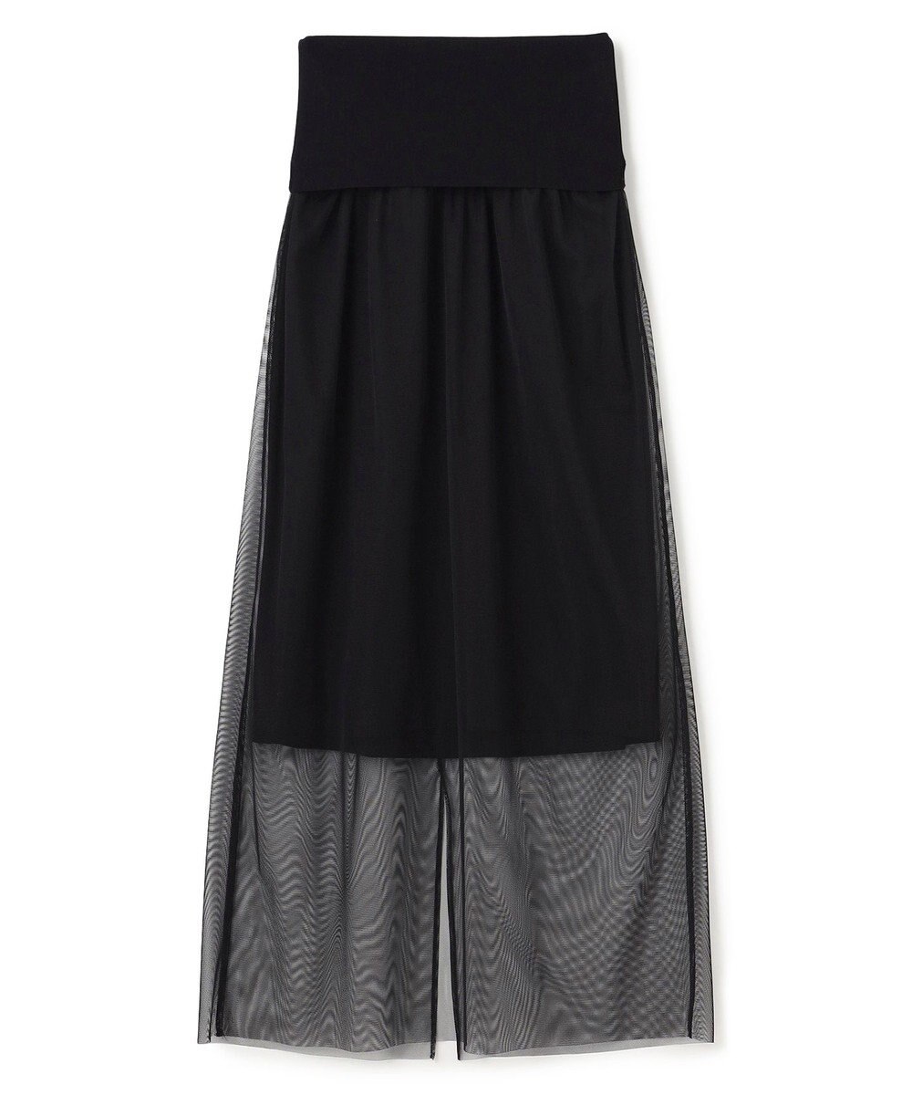 BEIGE， 【洗える】TAMARIX / ストレッチチュールIラインスカート 