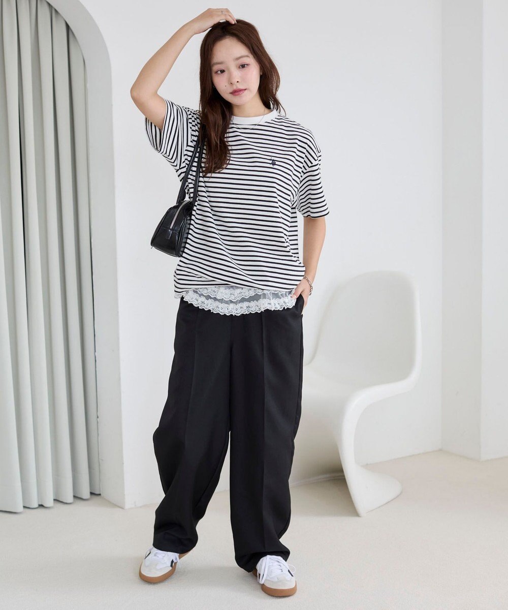 WEGO 【洗える/綿100%】USPOLOワンポイントTシャツ 