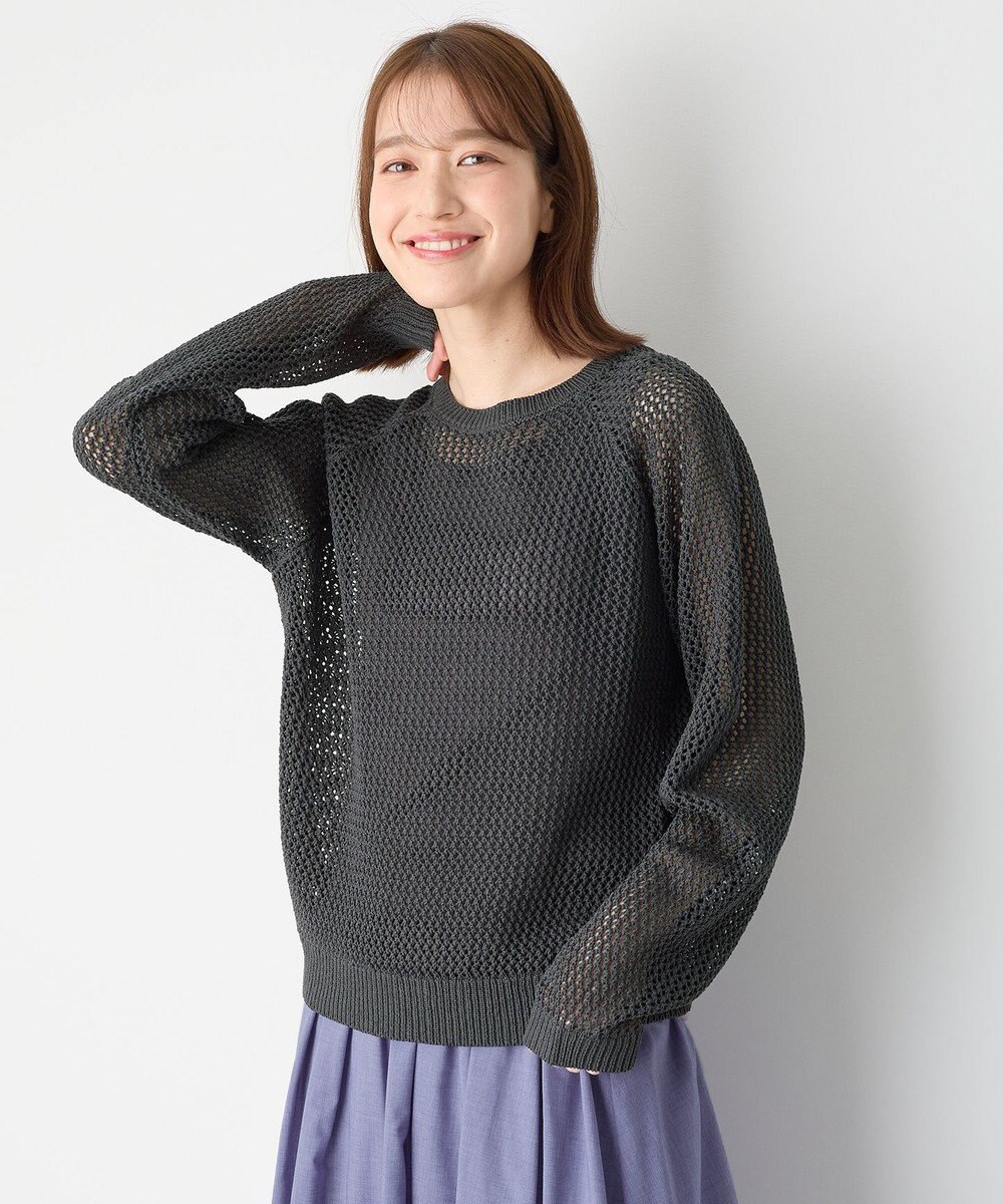 ANY L メッシュプルオーバー 