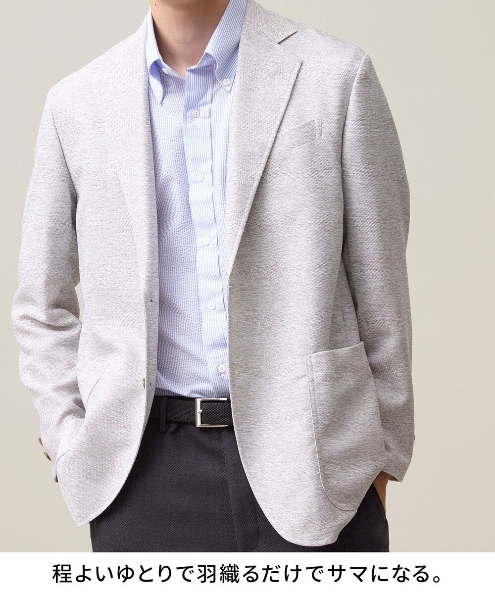J.PRESS MEN 新色追加【WEB限定】【吸水速乾 / 洗える / 超軽量 / ストレッチ】ブリーザブルレノクロス ジャケット 