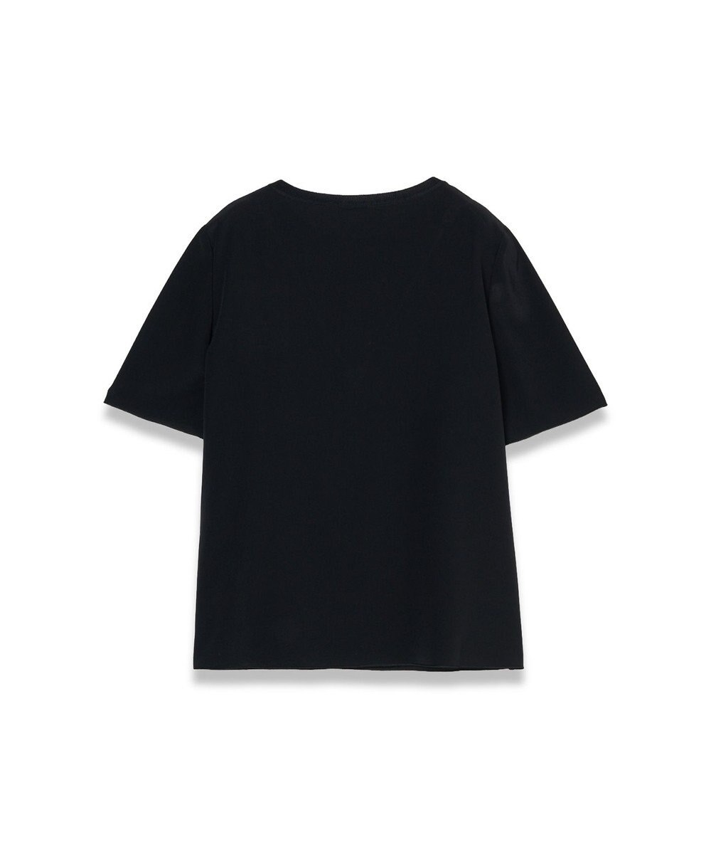 JOSEPH 【FOUNDATIONS】クレープ ド ソワ　シルクTシャツ NEW RUBIN 