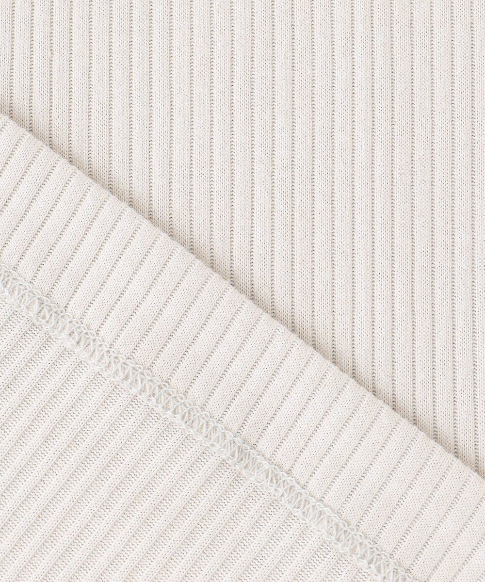 J.PRESS LADIES 【洗える】リブ ノースリーブ カットソー 