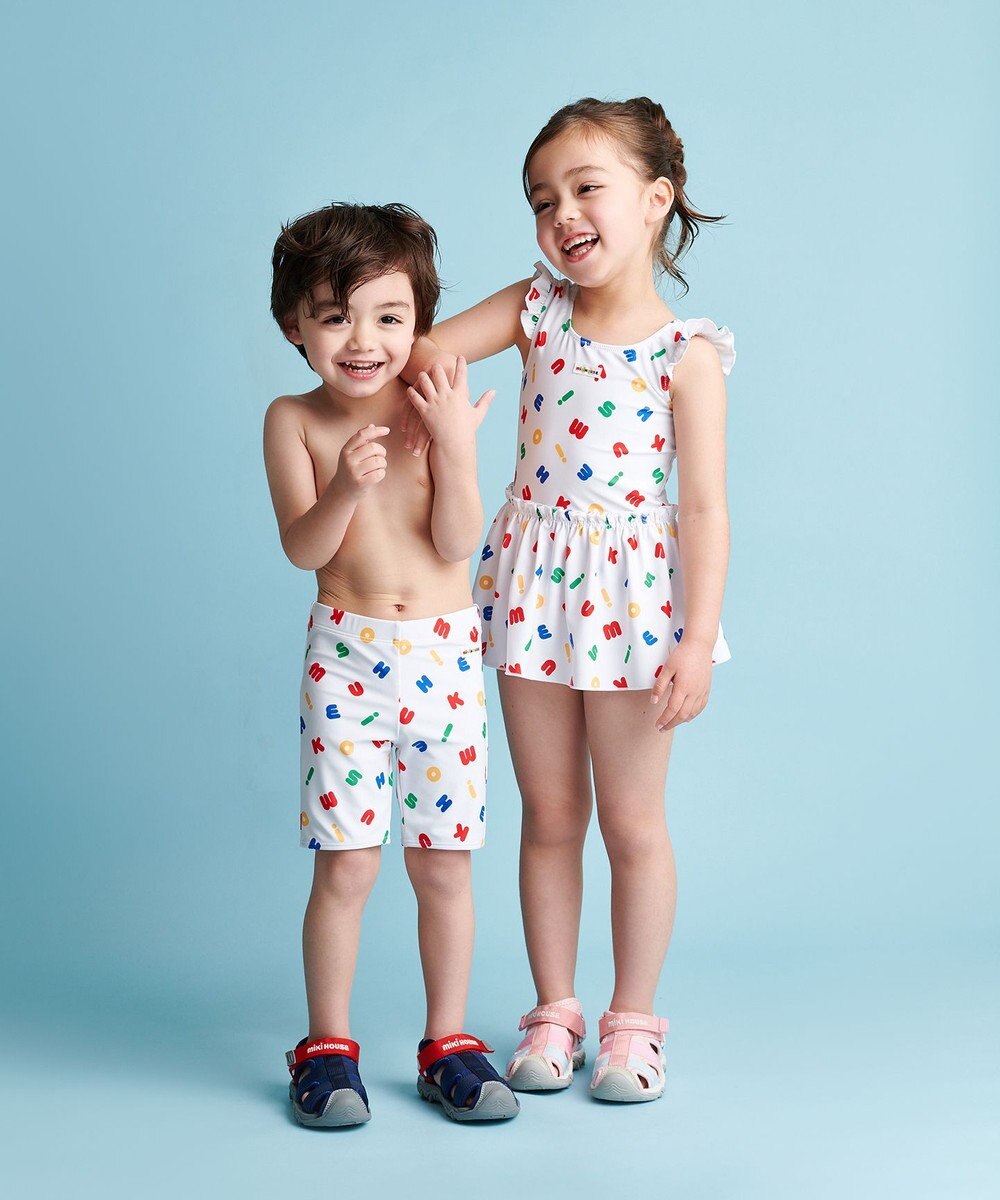 MIKI HOUSE HOT BISCUITS 【ミキハウス】【70-130cm】ワンピース水着 