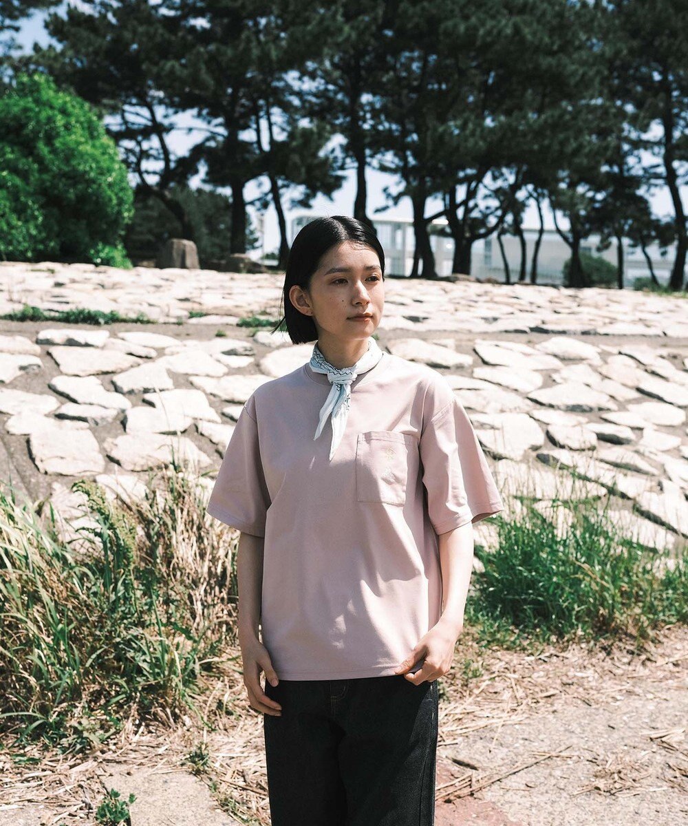 SHARE PARK LADIES 【UVカット・吸水速乾・ストレッチ・軽量 】ロゴポケットTシャツ（S・Mサイズ） 