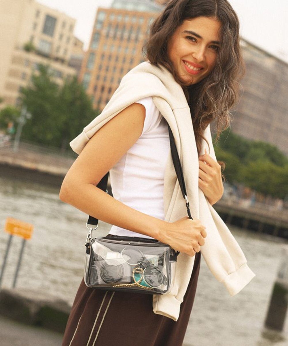 LeSportsac CLEAR E/W PHONE CROSSBDY/クリアオニキス 