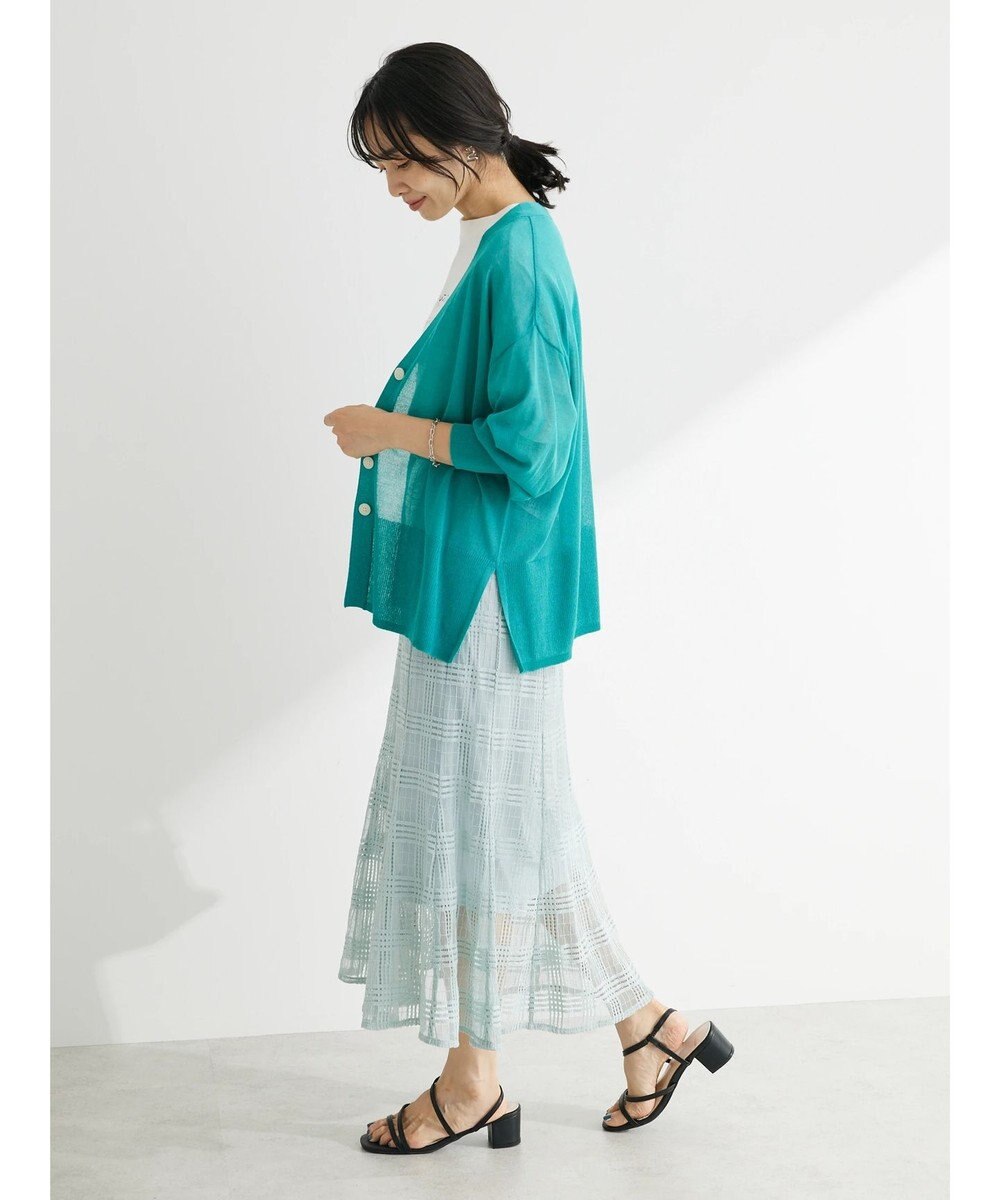 Green Parks 接触冷感Ｖネックカーデ 