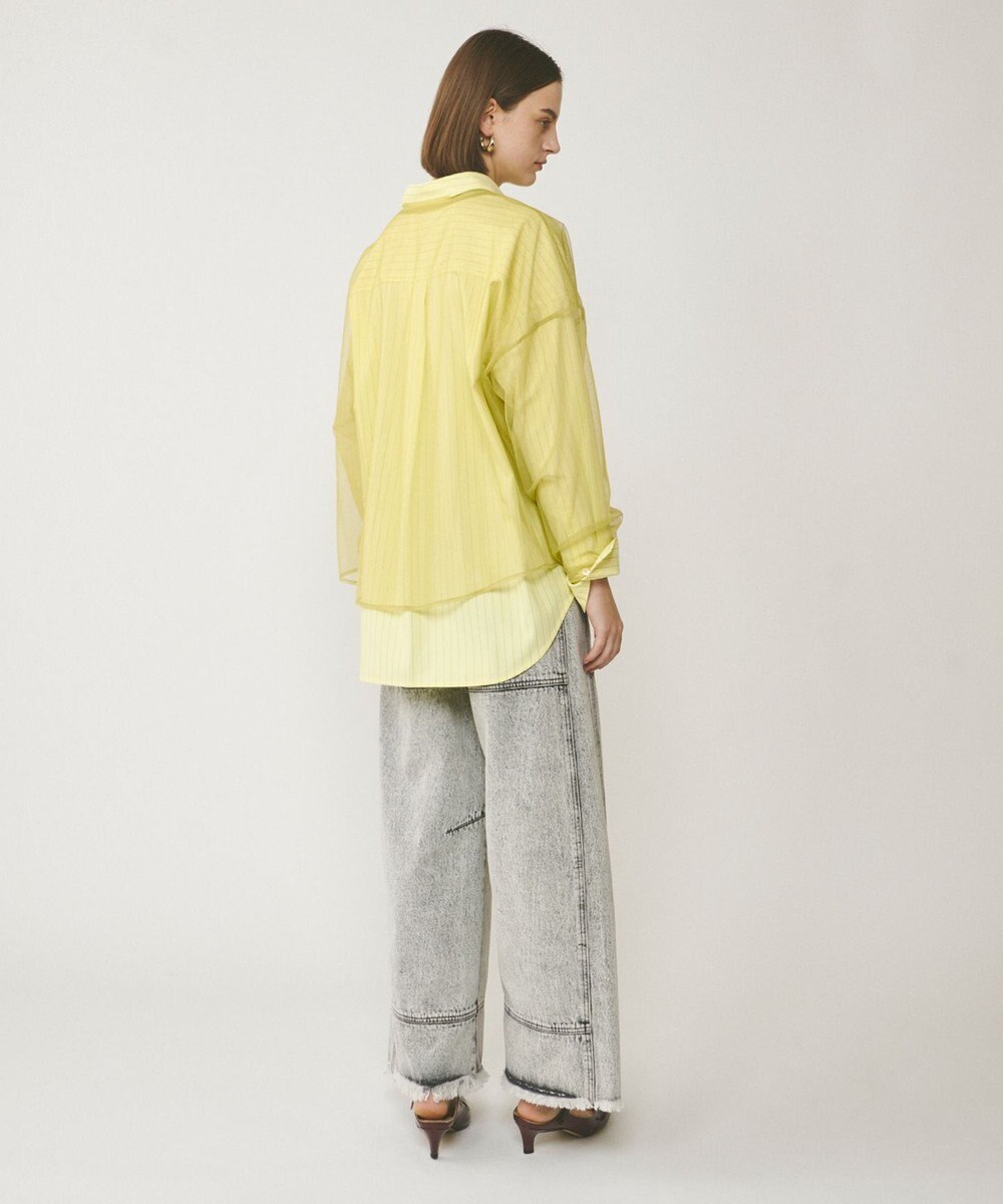 GRACE CONTINENTAL チュールレイヤードシャツ 