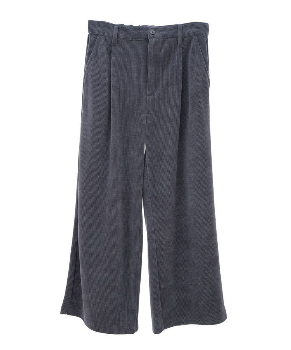 Green Parks コーデュロイワイドパンツ 