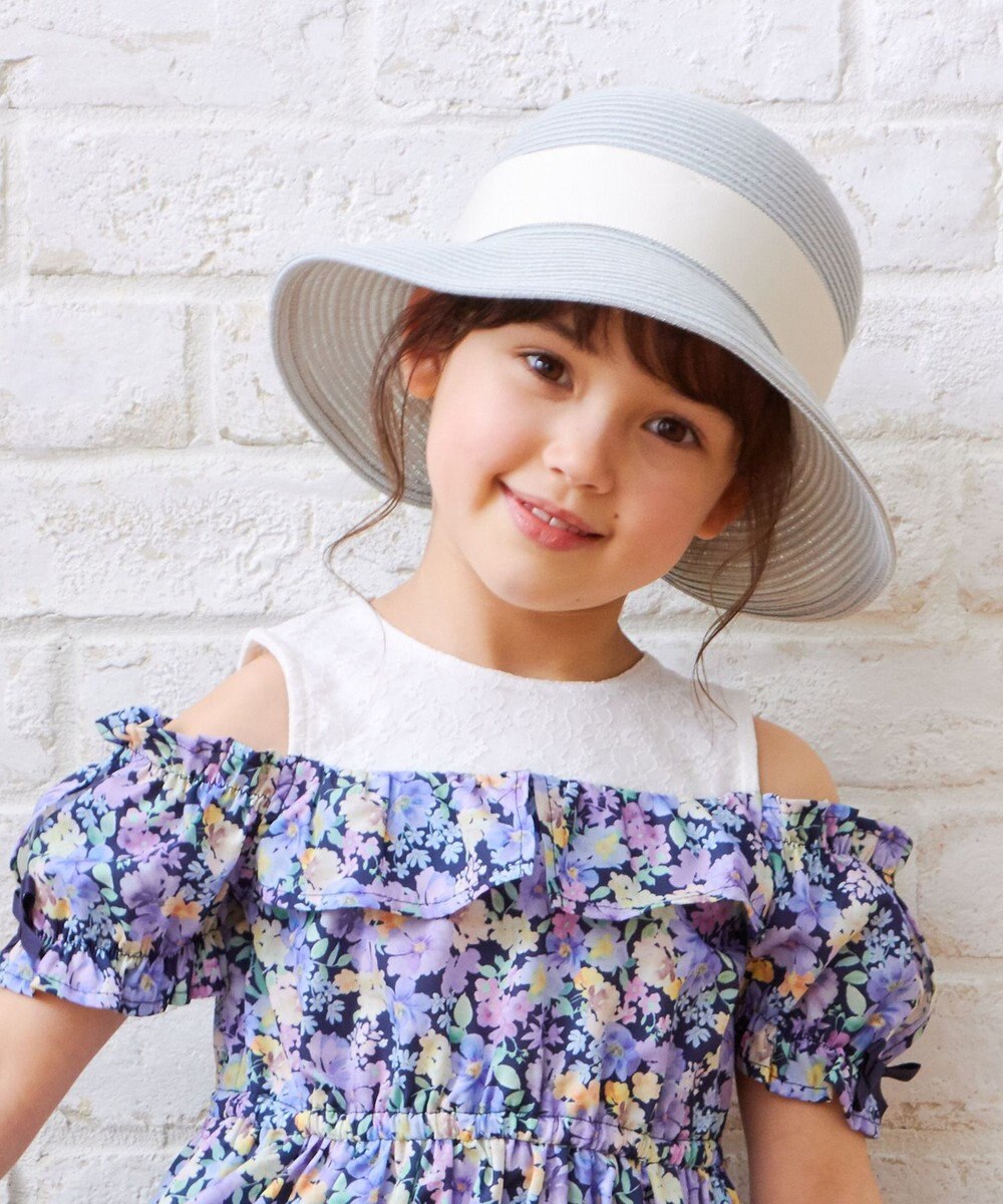 ANY KIDS 後ろ割れ リボン ブレード ハット 