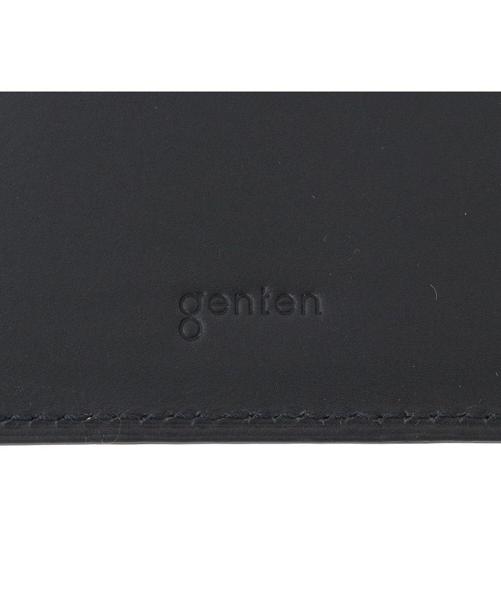 genten スクエアウォレット ラクダ革名刺入れ 