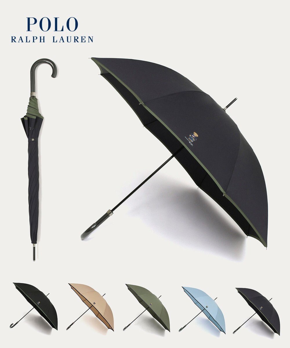 MOONBAT 【WEB限定】POLO RALPH LAUREN(ポロ ラルフローレン)FLAG BEAR 雨傘 長傘 ユニセックス 