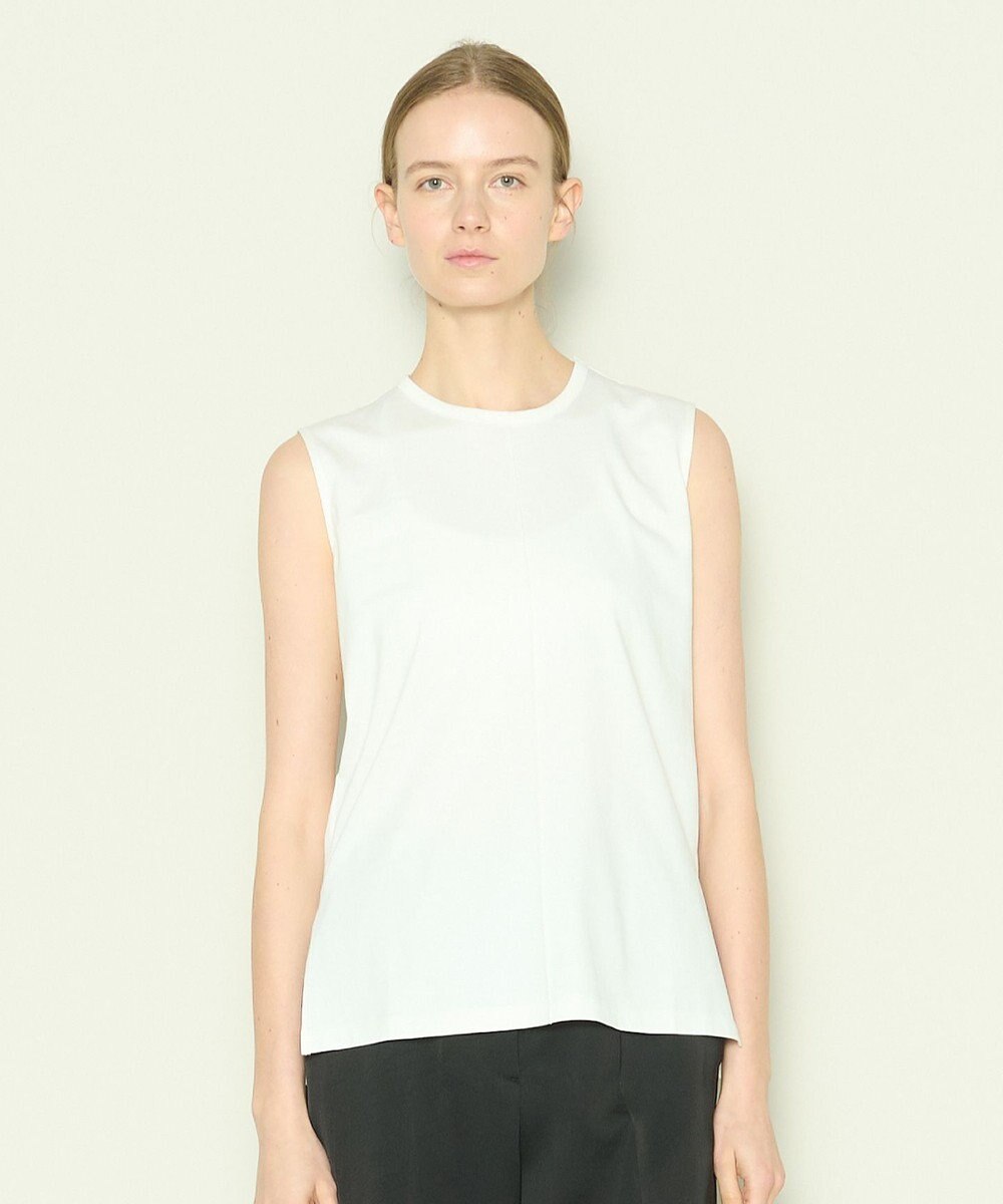 JOSEPH 【洗える】ロイヤルコットン　ラウンドネックカットソー 