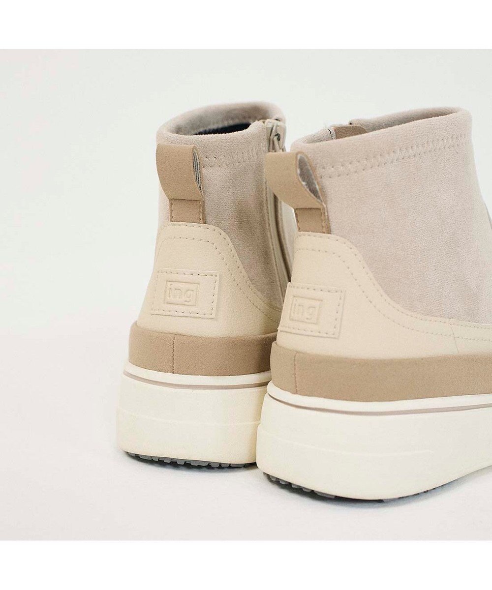 ing <ing>【レイン対応】生活防水スニーカーブーツ 