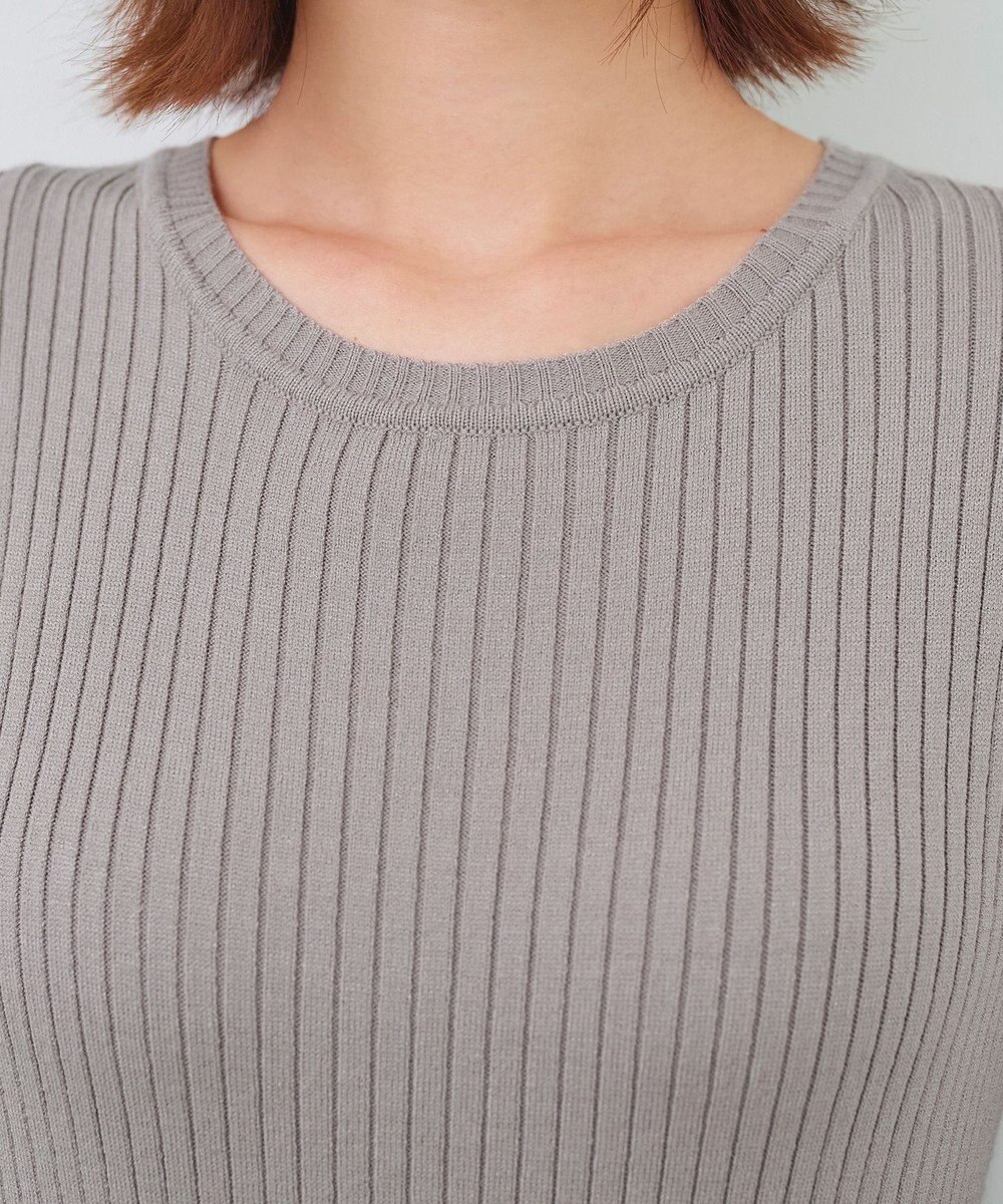 Tiaclasse 【2点セット・洗える】細ケーブルニットトップス＆ニットワンピース 