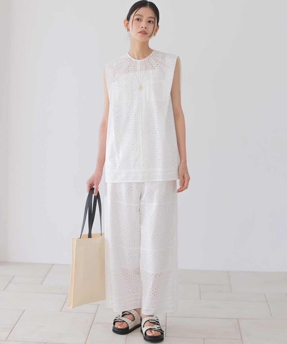 組曲 エンブロイダリーレース パンツ 