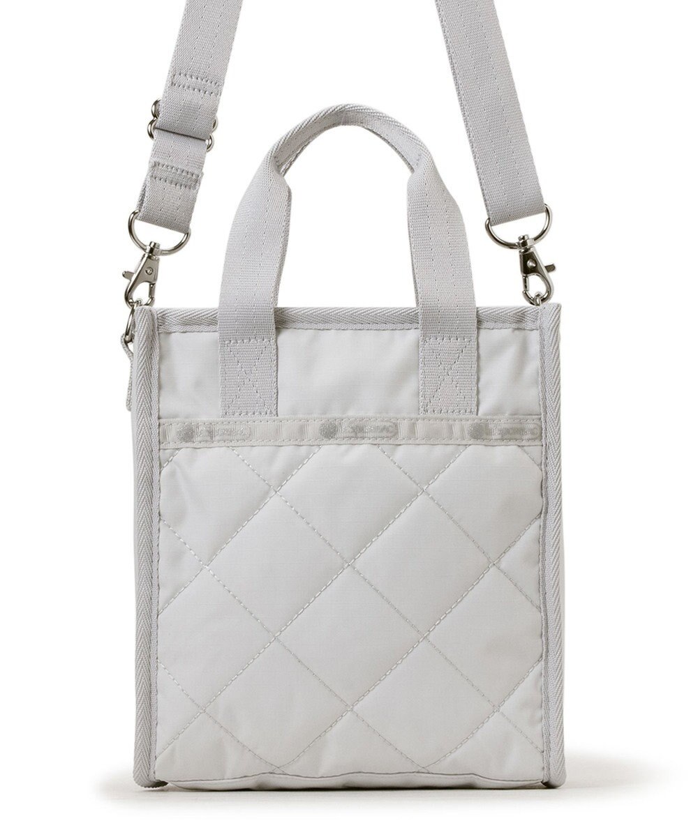 LeSportsac MINI N/S TOTE W/ PEARLS/ミストグレーパール 