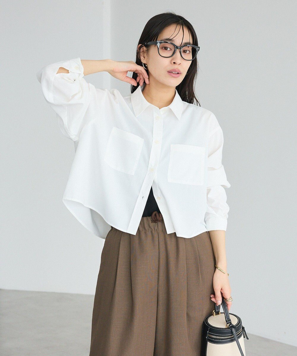 CRAFT STANDARD BOUTIQUE クロップドレングスシャツ 