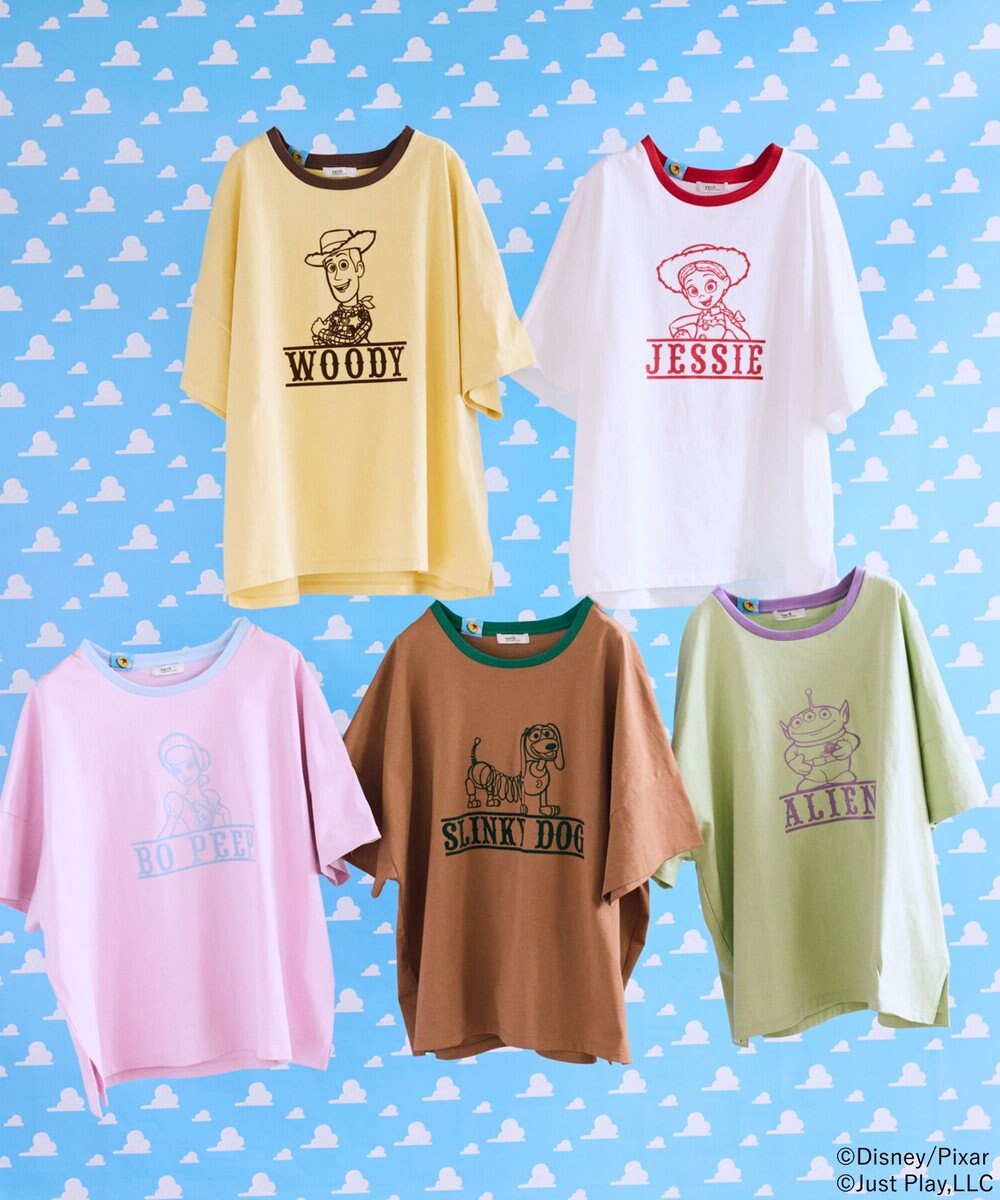earth music&ecology 【予約】リンガーTシャツ/TOY STORY 
