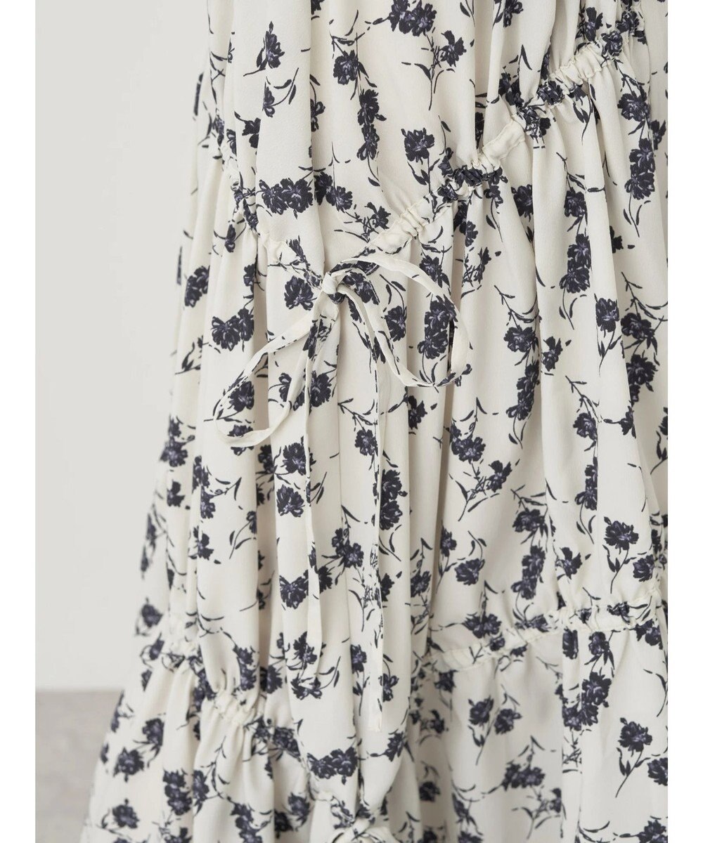 earth music&ecology ドロストギャザーフレアスカート 