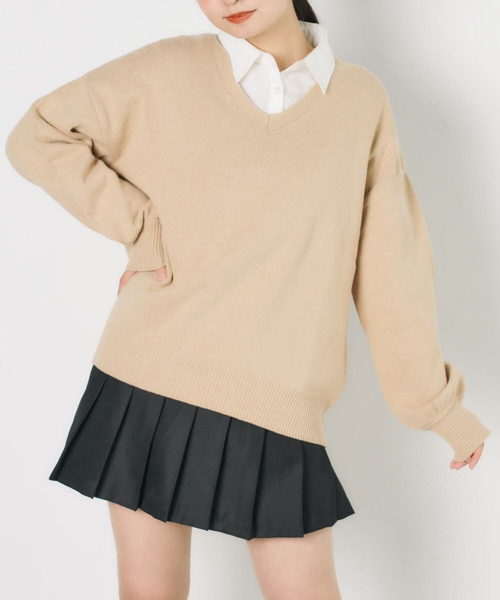 WEGO 【SCHOOL ITEM】ニットプルオーバー 